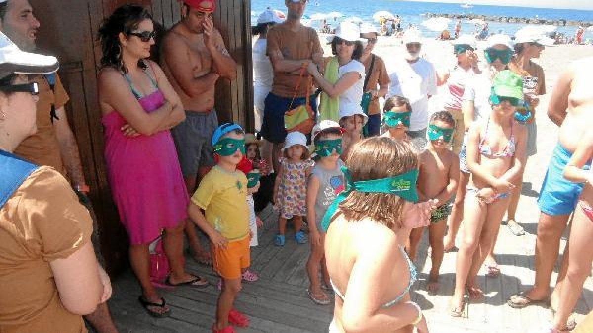 Un grupo de niños realizando una de las actividades.e;clip:rect