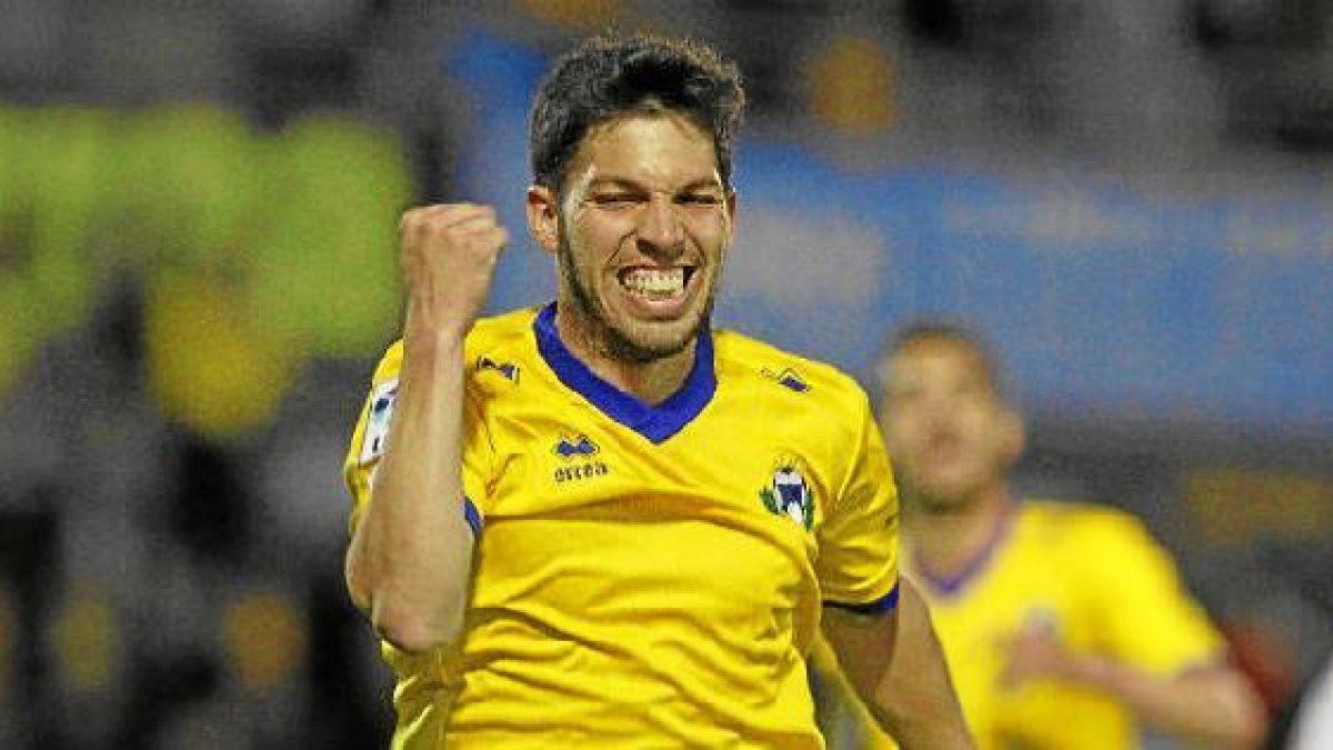 Dani Pacheco ha sido decisivo en la permanencia del Alcorcón en Segunda División.tyle>.apq