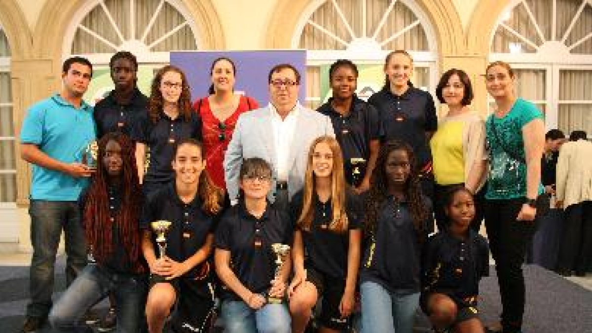 La representación roquetera, en la gala.x,auto,