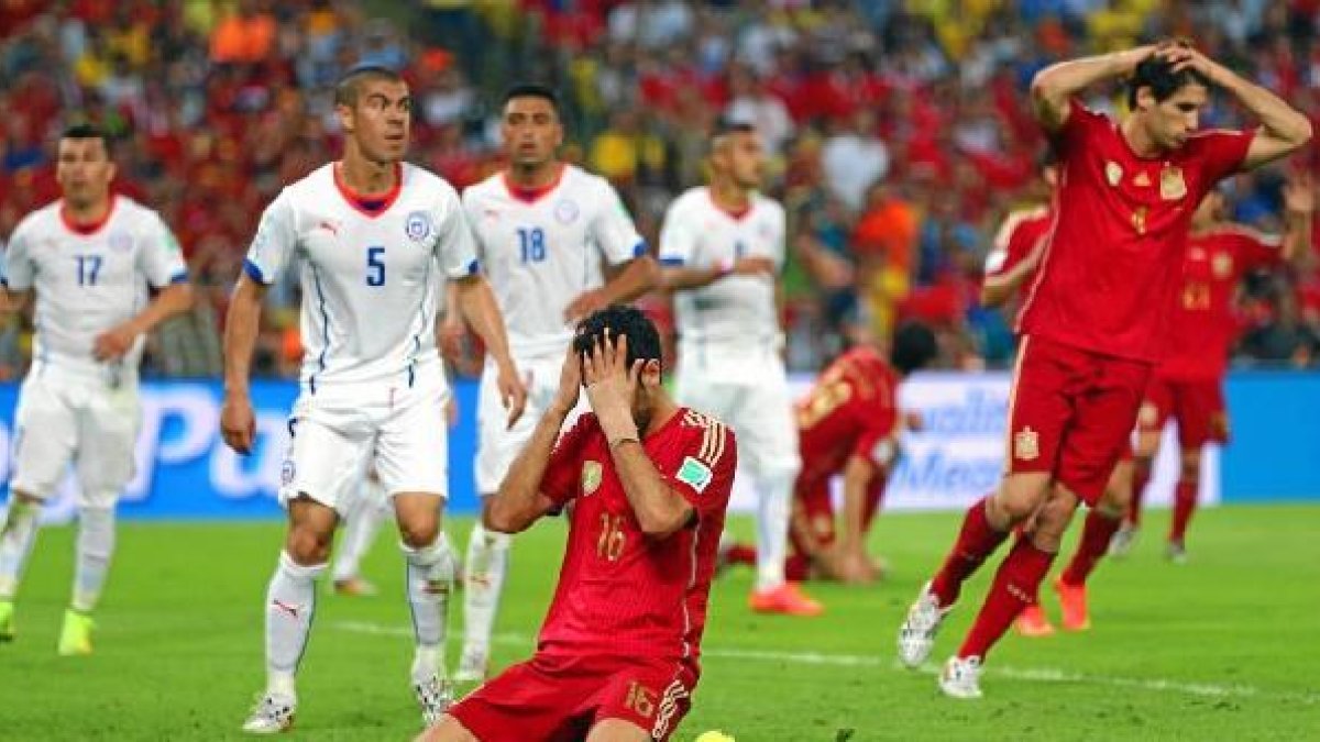 España quedó fuera a las primeras de cambio.x,a