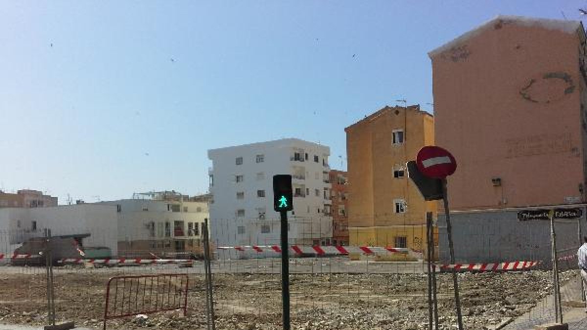 Suuperficie sobre la que se está actuando en Barrio Alto.e;clip