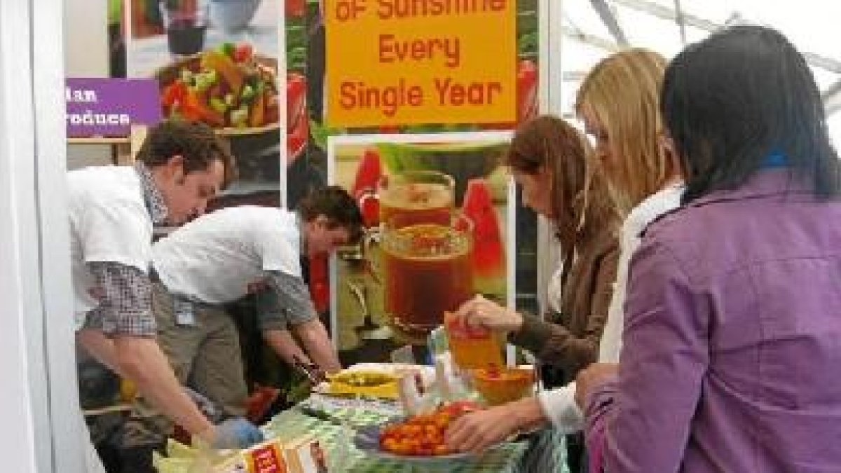 Stand de degustación de Hortyfrutao,4