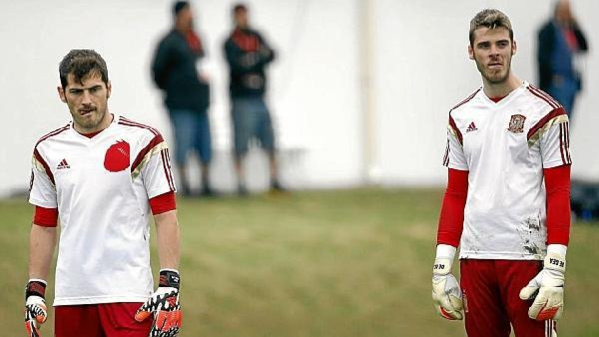 Casillas y De Gea.<