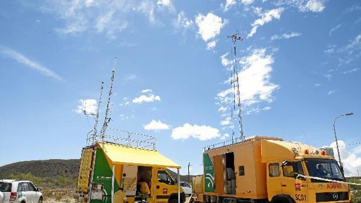 Punto de mando avanzando instalado en Sorbas.x,