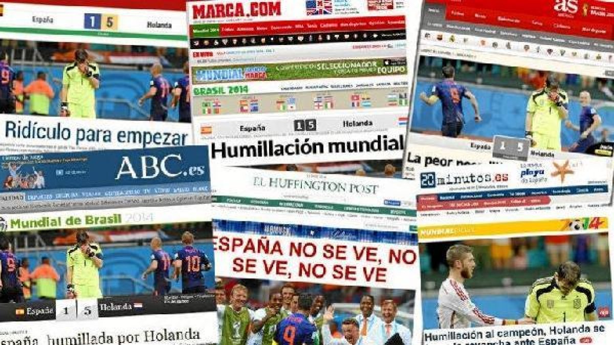 La prensa mundial atizó a España.o,46