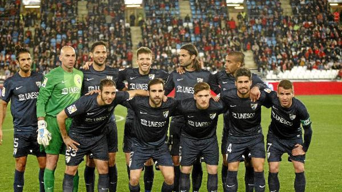 El Málaga en su última visita al Estadio Mediterráneo.e;clip:re