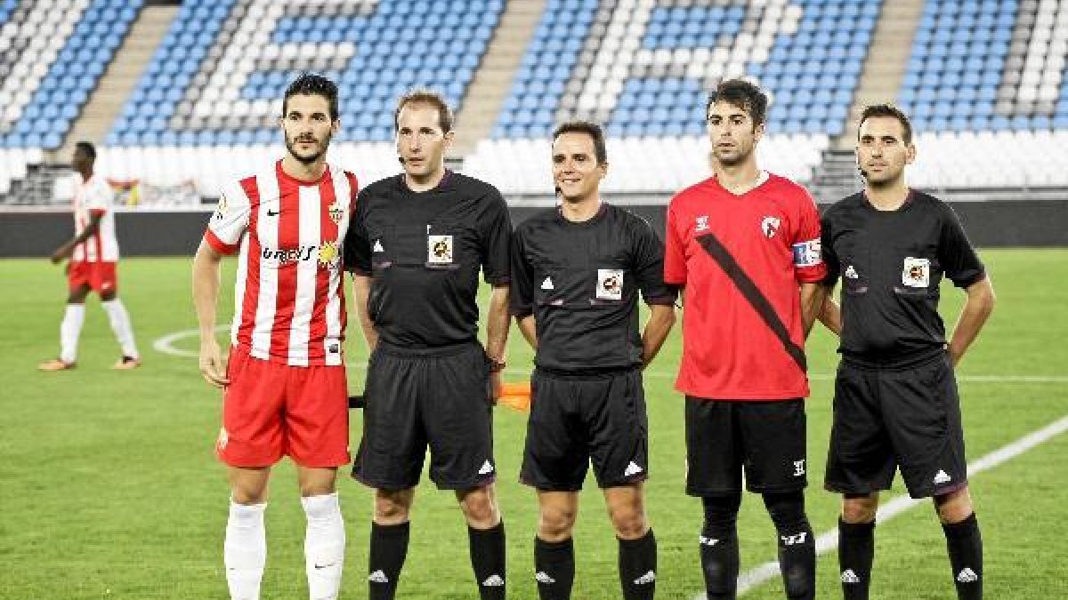 Míchel en el partido ante el Sevilla Atlético.x