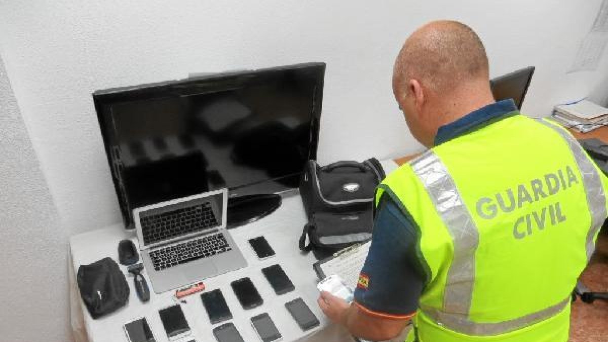 Imagen de los objetos intervenidos.o,