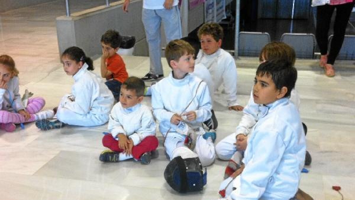 Jóvenes tiradores.<