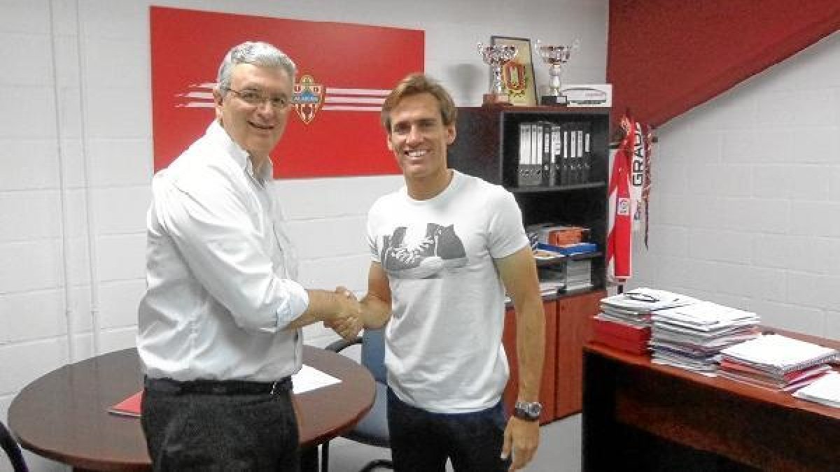 Miguel Ángel Corona, esta mañana en en club.x,a