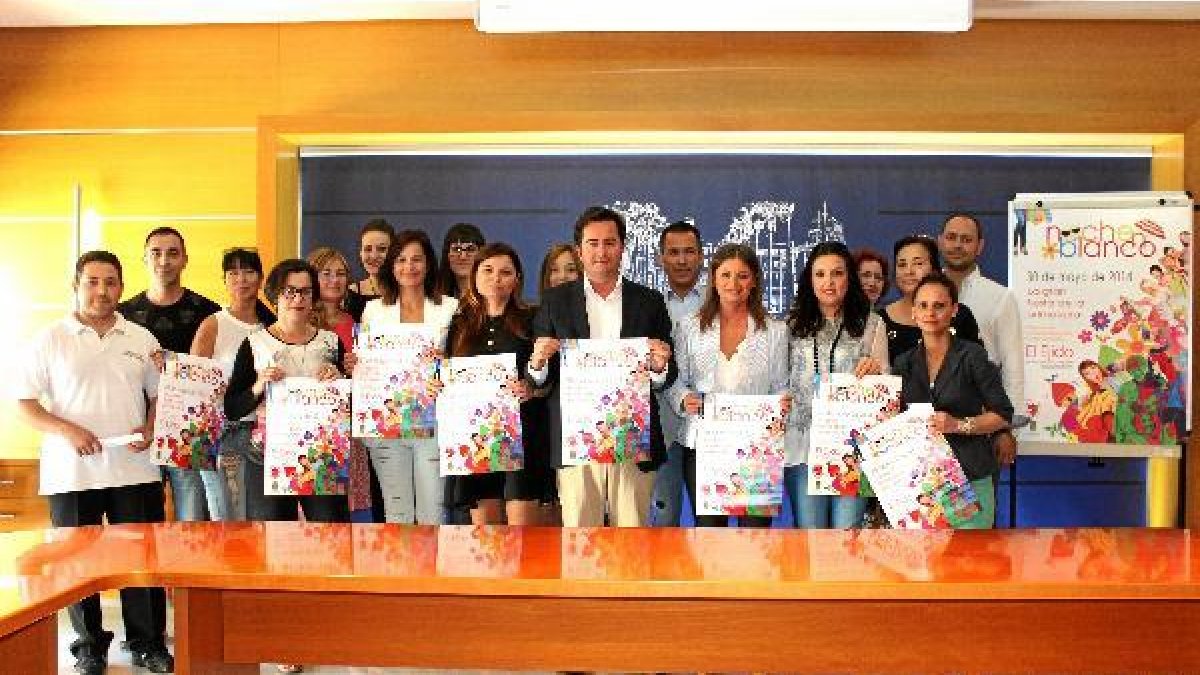 Presentación de la Noche en Blanco ejidense.x,a