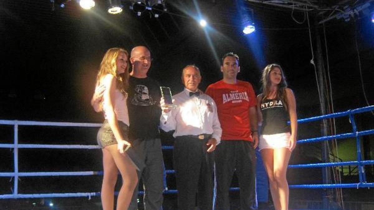 La imagen en el Pabellón de Huércalo,