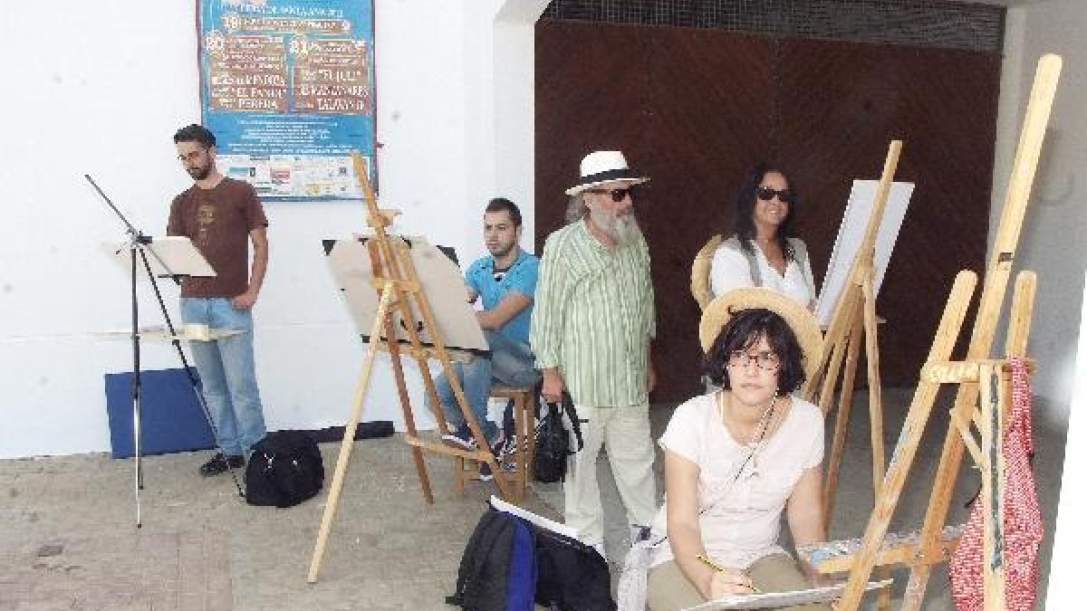 Clemente Gerez con varios artistas.o,