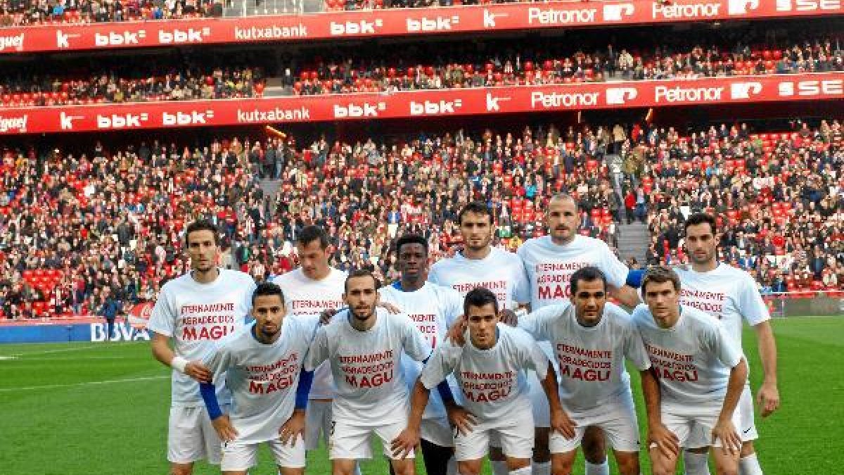 El Almería no se olvidó de Maguregui en el Nuevo San Mamés.e;cl