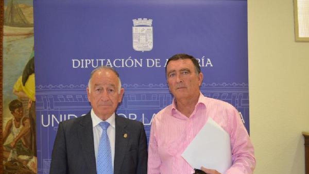 El presidente de la diputación y el alcalde de Partaloa.e;clip: