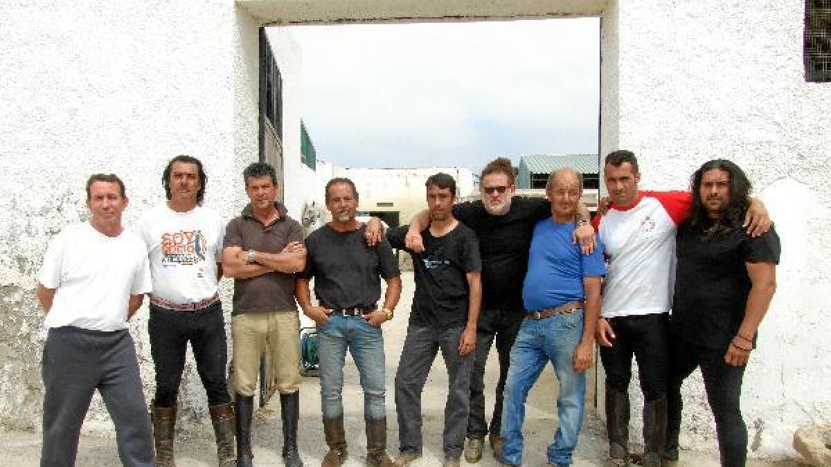 Los miembros de la asociación tras finalizar el intenso entrenamiento de todas las modalidades.