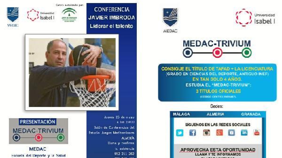 Imbroda aportará todas sus experiencias a MEDAC.e;clip:rect(469