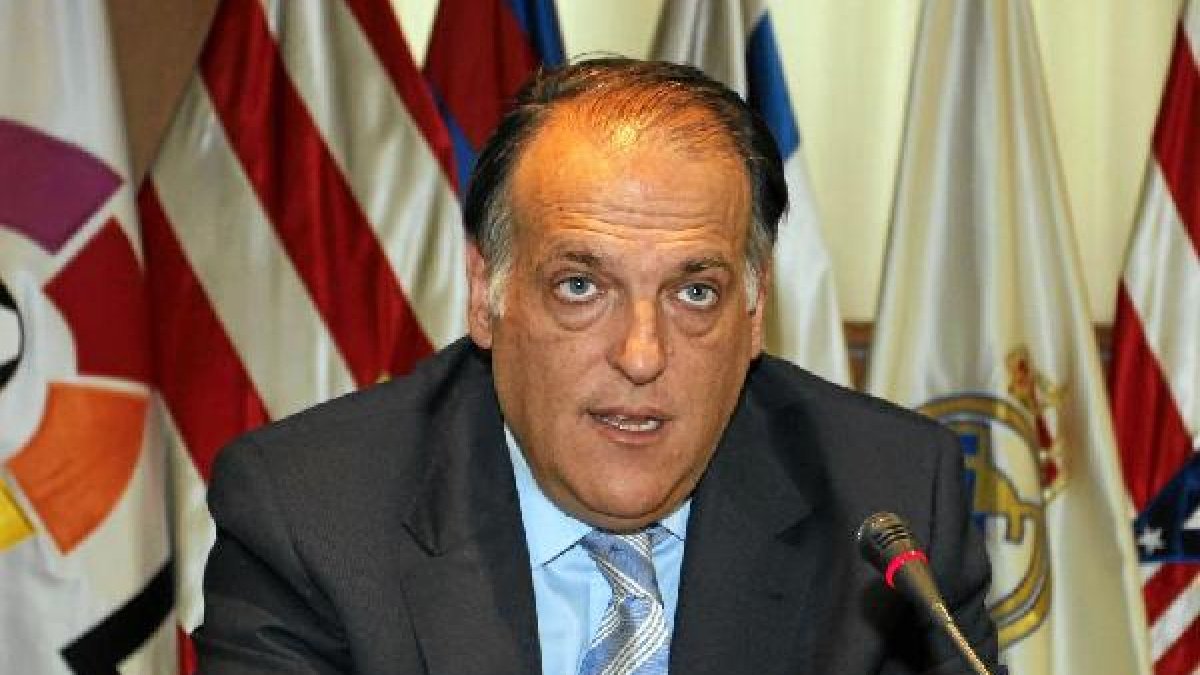 Javier Tebas, presidente de la Liga de Fútbol Profesional.e;cli