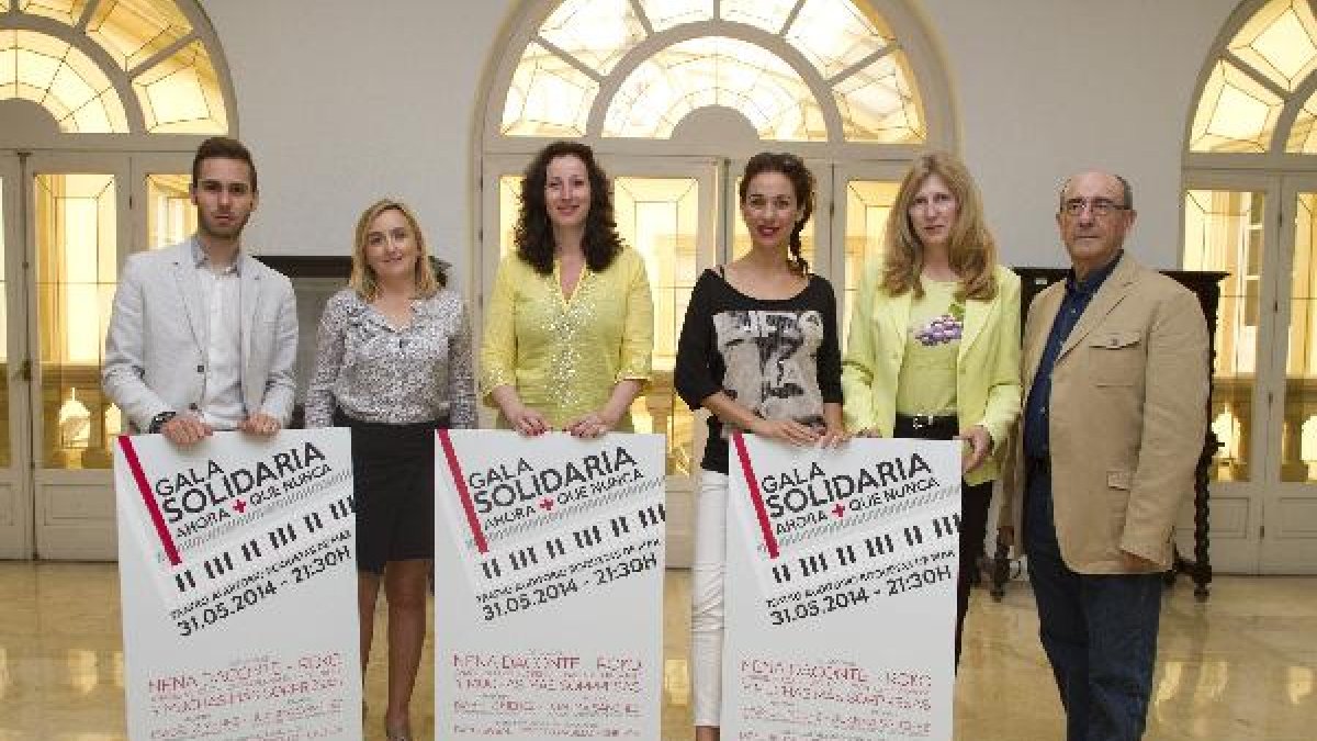 Presentación de la Gala, ayer en la Diputación.