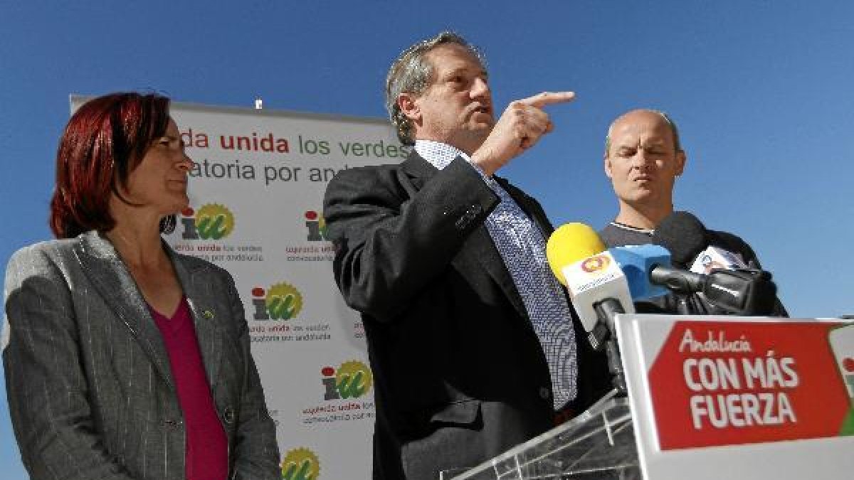 Willy Meyer durante un mítin en Almería.x,auto,