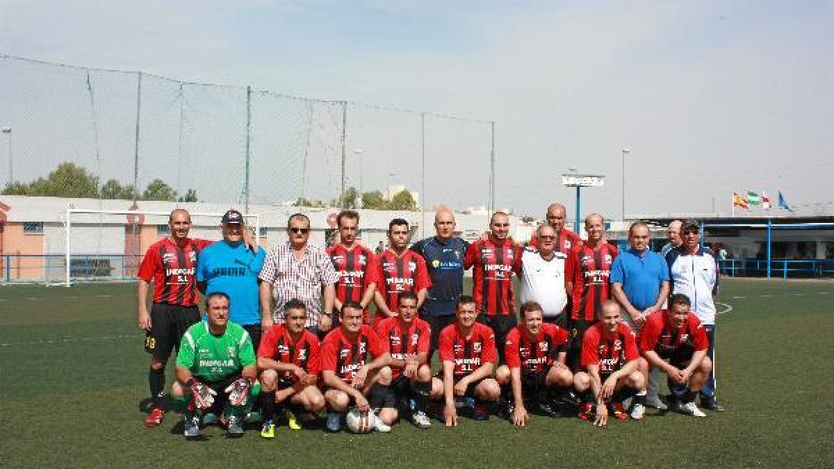 Los veteranos del Roquetas se unieron a la fiesta Pezcajibia.e;
