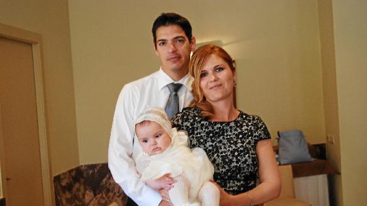 Bautizo de Juan Francisco Ángel Martínez en la Iglesia de San Sebastián.tyle>.apqj{positio