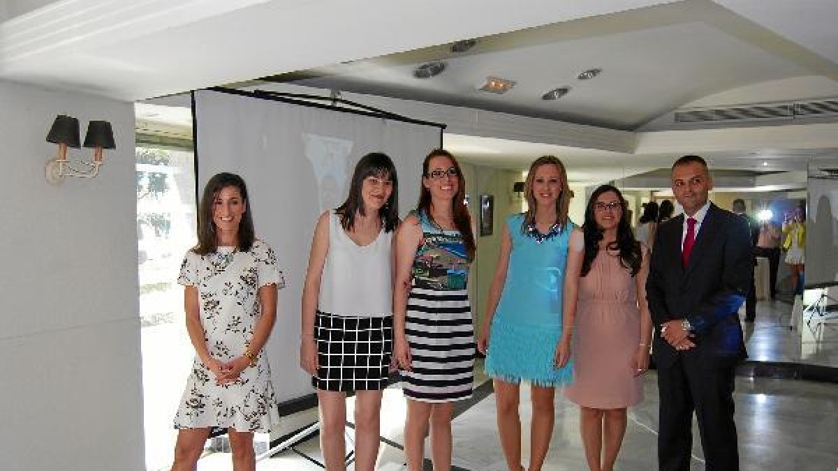 Ángeles del Mar Martín, Carmen Pérez Berenguel, Isabel Marcos López,  Ángeles Gómez, Sofía Ureña Gál