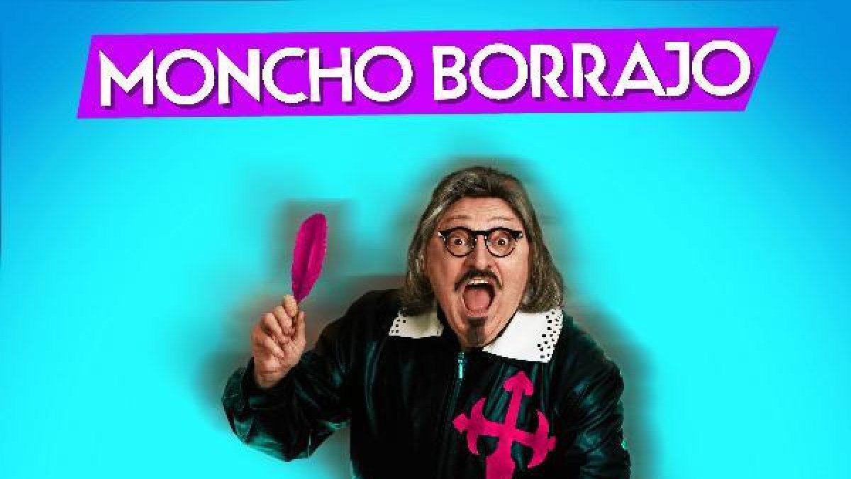 Detalle del cartel del espectáculo de Moncho Borrajo.e;clip:rec