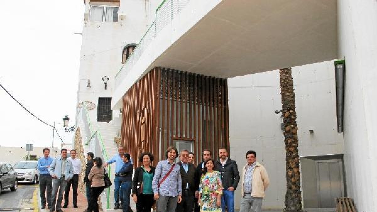 Momento de la inauguración el pasado viernesx,a