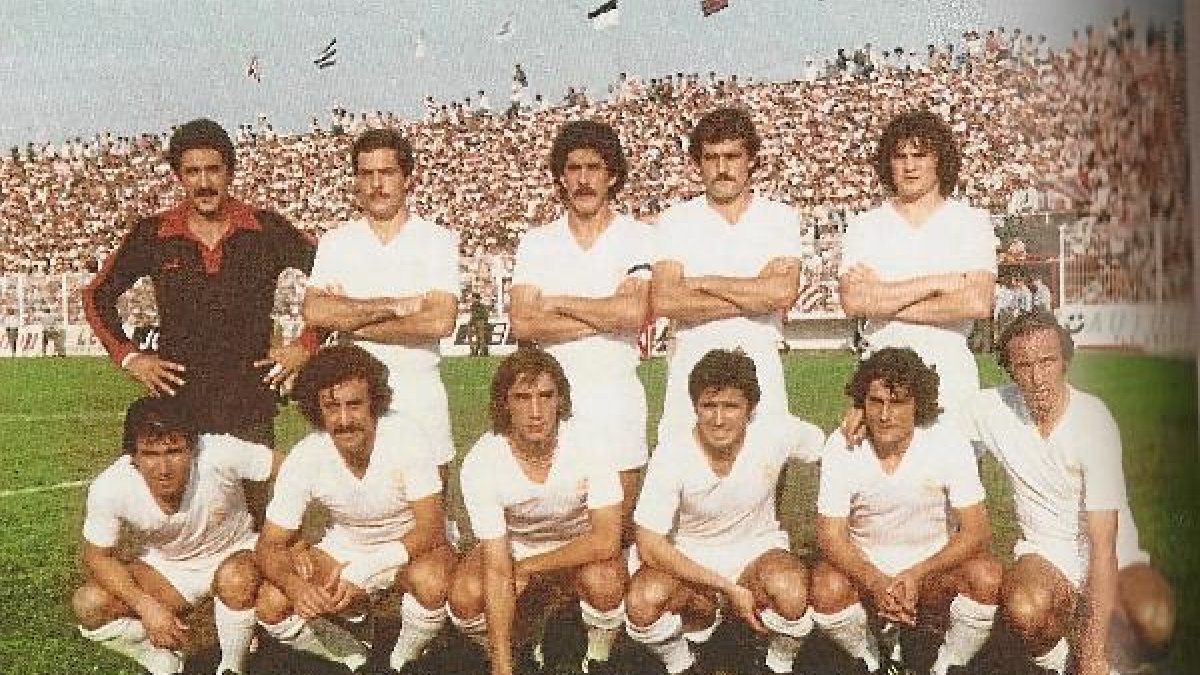 Este fue el primer Real Madrid que nos visitó allá por 1979.e;c