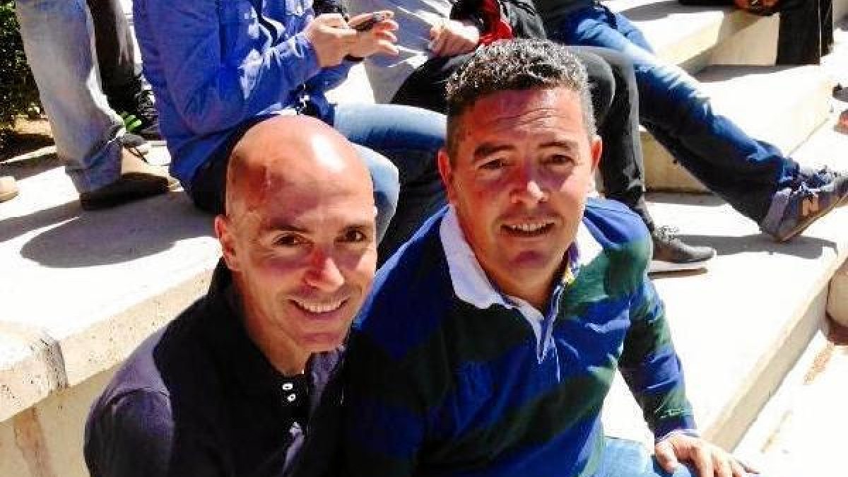 David Vizcaíno con Iván de la Peñao,4