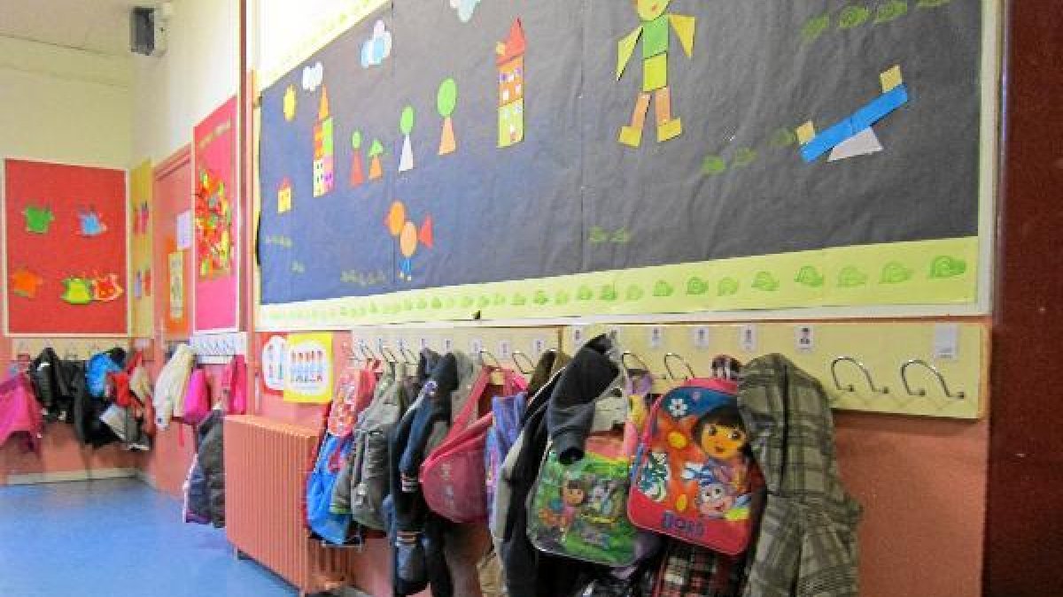 Interior de una de las escuelas infantiles.x,au