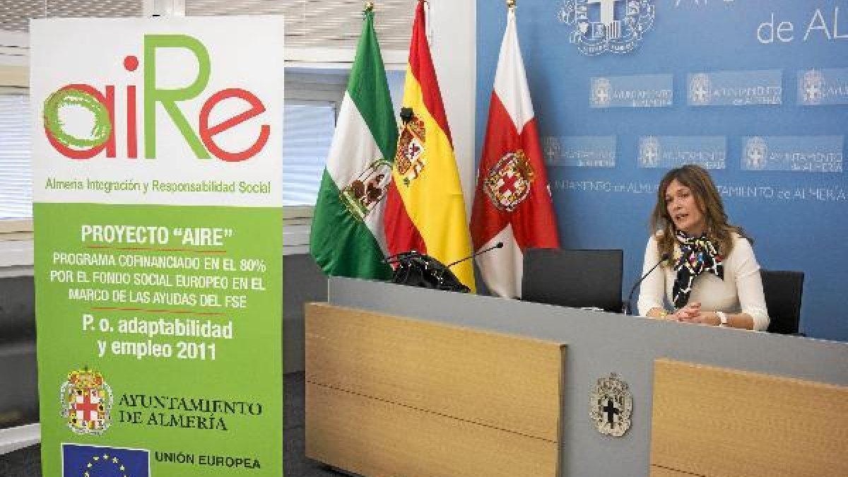 Ana martínez labella, ayer en rueda de prensa.x