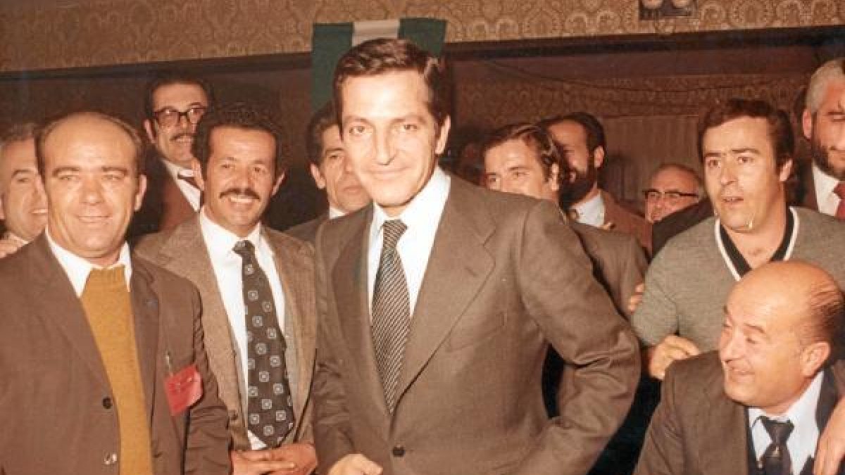 Adolfo Suárez en una de sus visitas a Almería.x