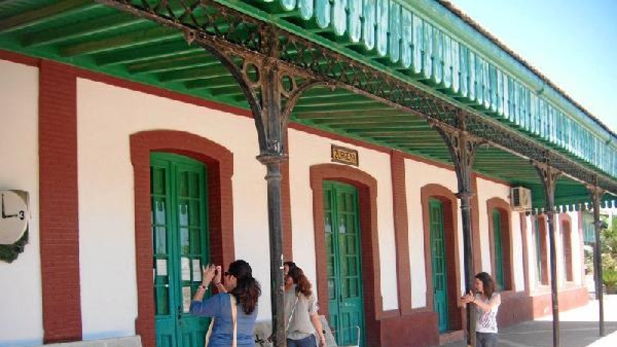 Antigua estación de tren de Zurgenao,