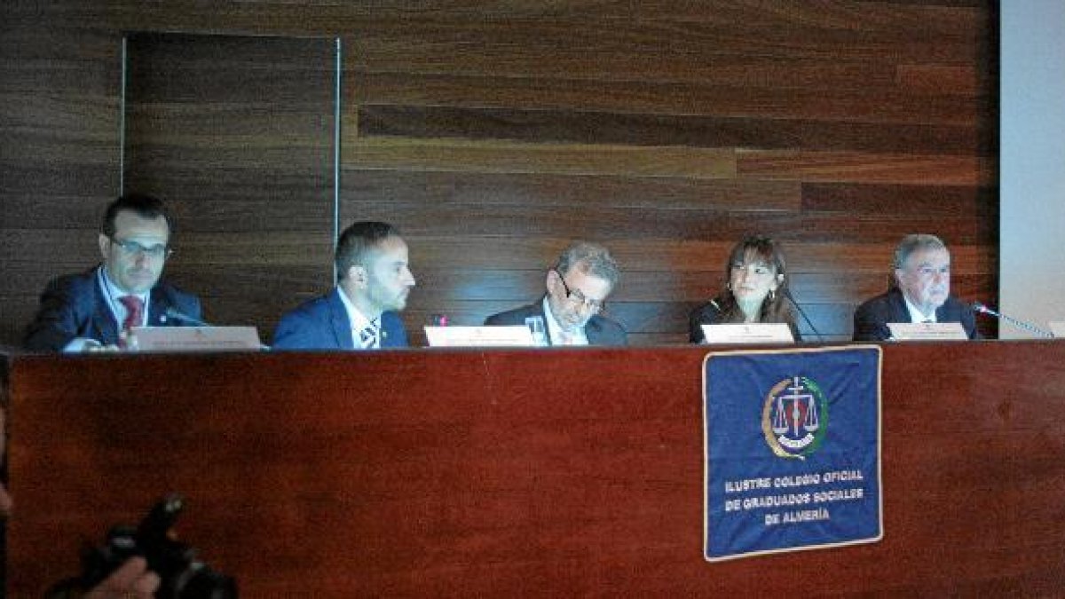 Inauguración con José Esteban Sánchez , Miguel Ángel Tortosa, Antonio González Marín, Carmen Belinch