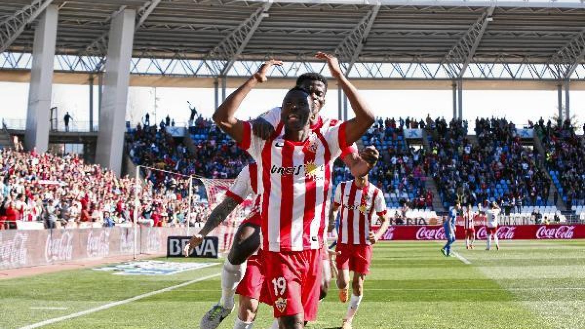 Jonathan celebra el gol ante el Getafe. El choque acabó 1-0.e;c