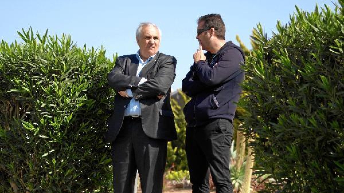 Alfonso García y Alberto Benito en el Anexo.x,a