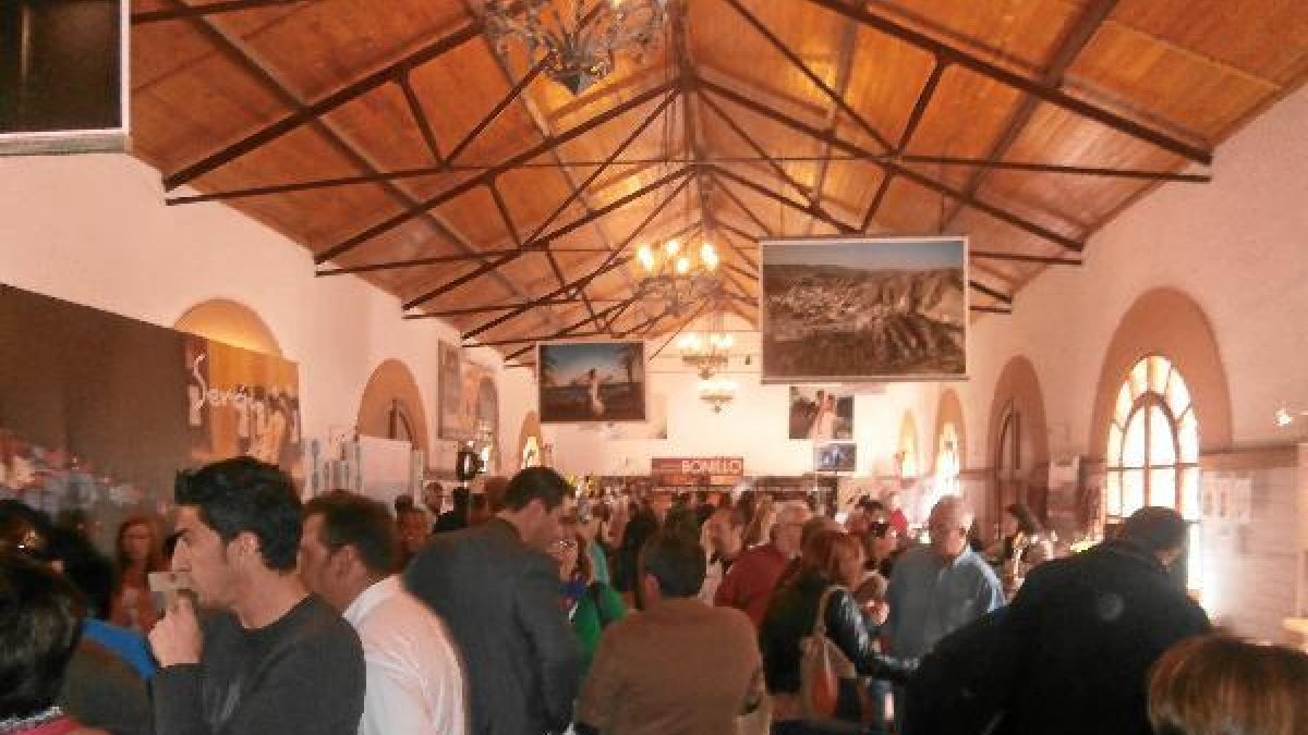 La estación de Renfe se llenó con numerosas visitas, entre otras, de los políticos. tyle>.