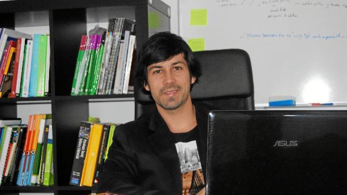 El director de profesorado del curso, Jesús Muyor.e;clip:rect(4