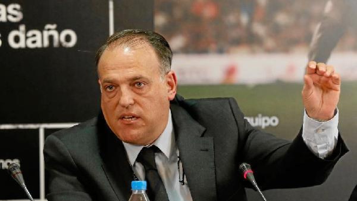 Javier tebas apuesta por el modelo inglés.x,aut