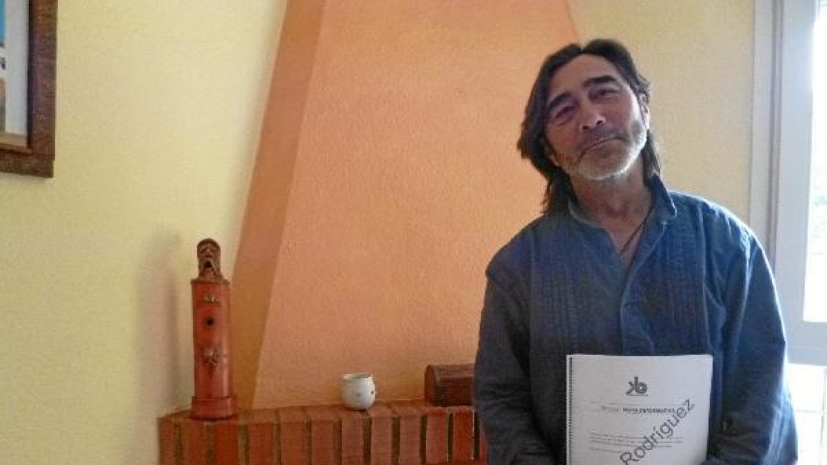 Diego Rodríguez, con el guión de la película de Ridley Scott.e;