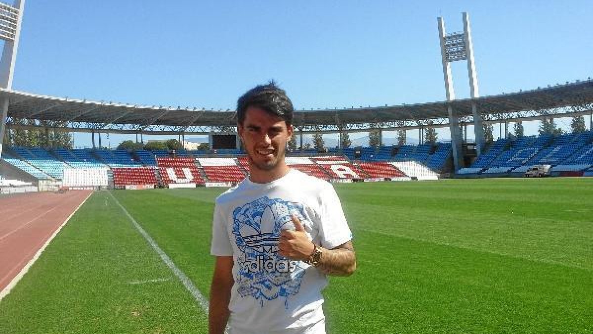 Suso en el Estadio de los Juegos Mediterráneosx