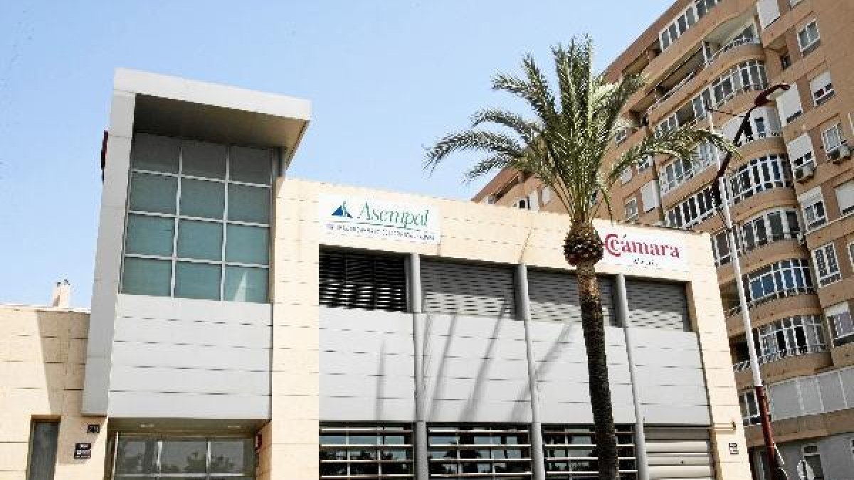 Fachada del edificio que comparten Cámara de Comercio y Asempal.tyle>.apqj{position:absolu