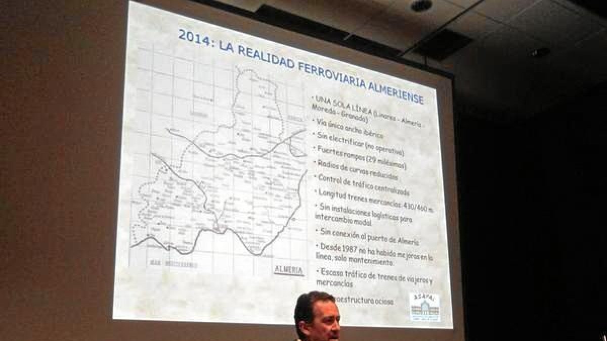 Antonio Aguilera, de ASAFAL, uno de los conferenciantese;clip:r