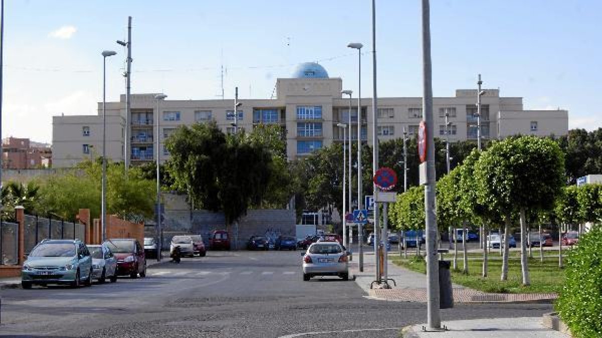 Inmediaciones del aparcamiento de la Bola Azulx