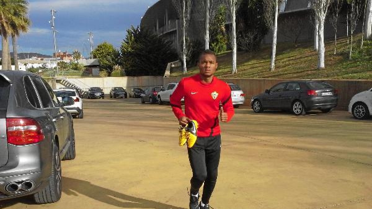 Nelson saliendo este martes al campo Anexox,aut