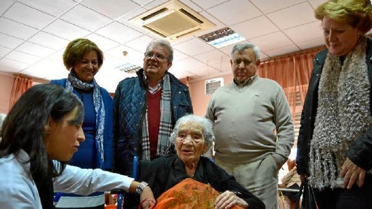 Adelaida en uno de sus anteriores cumpleaños. x