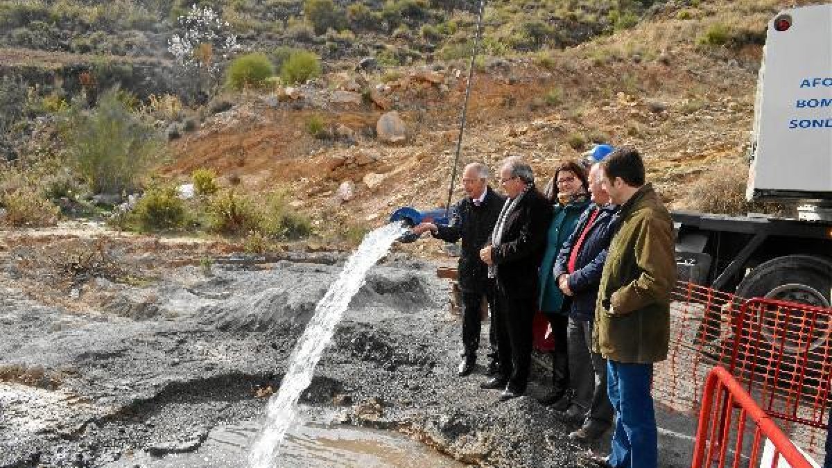 Visita institucional a las obras del sondeo.x,a