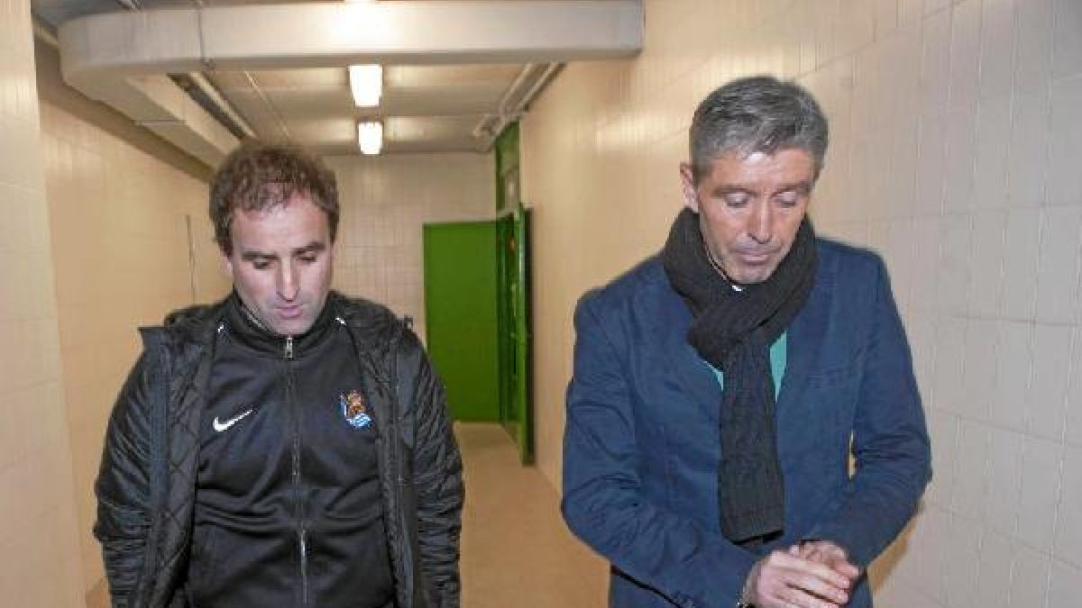 Arrasate y Fernández, técnicos de la Real y el Racing.e;clip:re